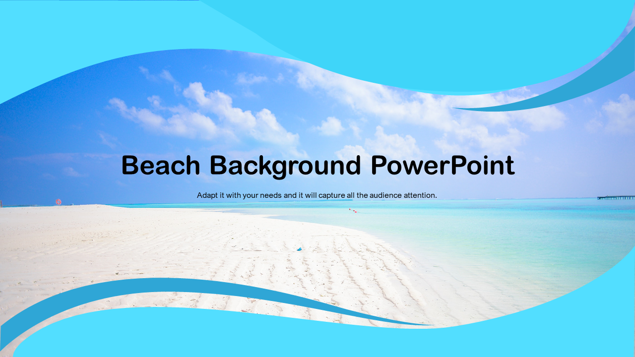 Free - Beach Background PowerPoint